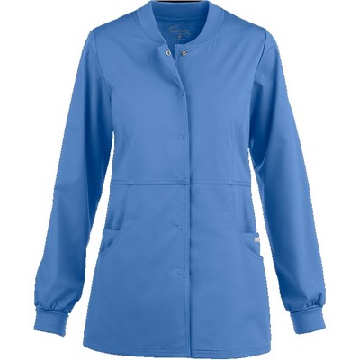 UA Butter-Soft STRETCH Rib Collar Scrub Jacket
