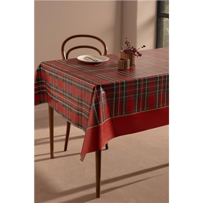 Andray Pvc Masa Örtüsü - Kırmızı - 100x140 cm