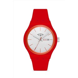 Aqua Di Polo 1987, Apwr031805 Kırmızı Unisex Silikon Kol Saati