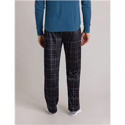 PLAID LUXE FLEECE PANTS