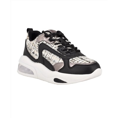 GUESS Women's Fever Lace Up Fashion Sneaker
