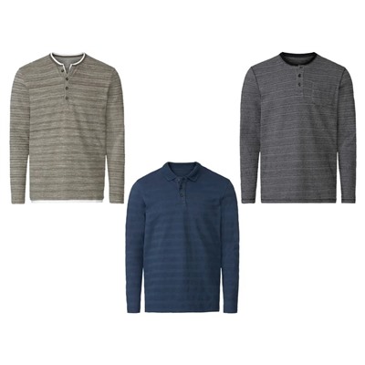 LIVERGY® Herren Langarmshirt, körpernah geschnitten