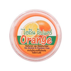 Бальзам для губ с кокосовым маслом и ароматом апельсина 5 мл / Orange natural lip moisturzer 5 ml