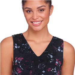 Damen Top mit Makramee-Spitze