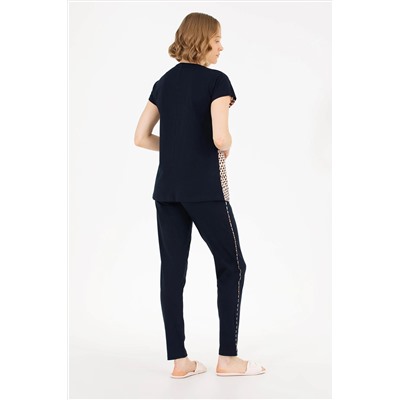 Kadın Lacivert Pijama Takımı
