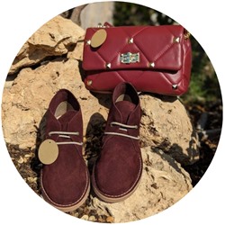 AB.Z. SAFARY VINO+Ab.Zapatos PELLE Valentina (820) Burdeos АКЦИЯ
