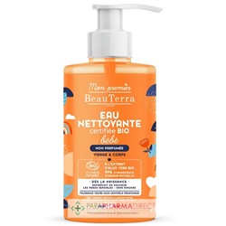 BeauTerra Bébé - Eau Nettoyante Certifié BIO - Non Parfumé - Visage & Corps 750 mL