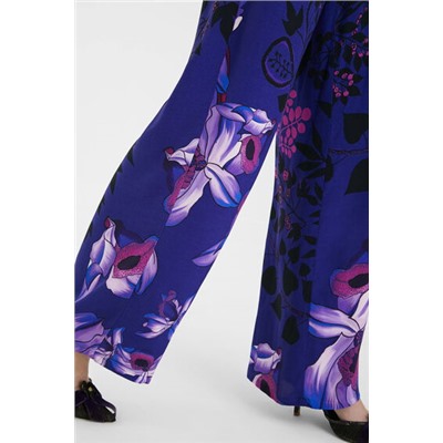 Pantalón pata ancha flores