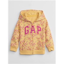 babyGap Logo Print Zip Hoodie