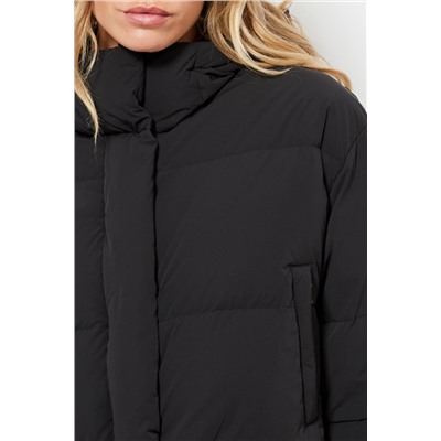 Anorak con capucha - Negro