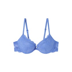 Sujetador push up GORGEOUS relleno encaje azul