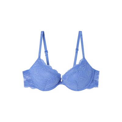 Sujetador push up GORGEOUS relleno encaje azul
