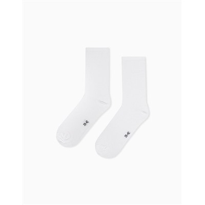 Calcetines Lisos, Hombre, Blancos