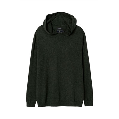 Sudadera de lana y cachemir Caqui