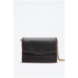 Bandolera de piel Kaia Negro