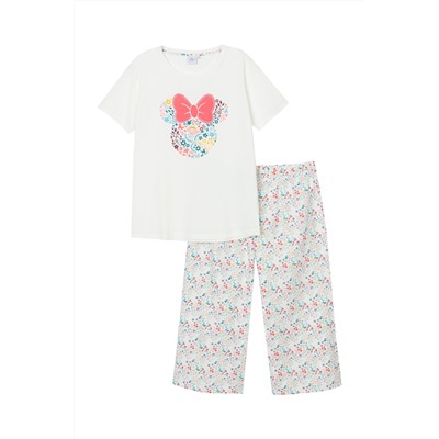 Pijama Minnie Disney Blanco