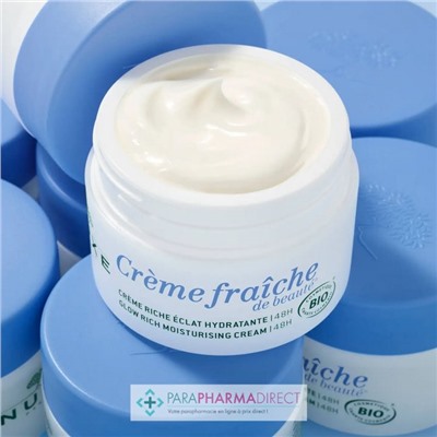 Nuxe Crème Fraiche de Beauté - Crème Riche Eclat Hydratante 48H BIO 50ml