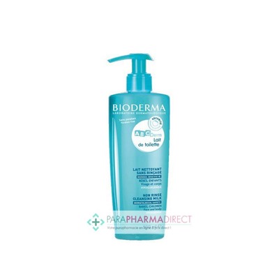 Bioderma ABCDerm Lait Nettoyant Sans Rinçage 500ml