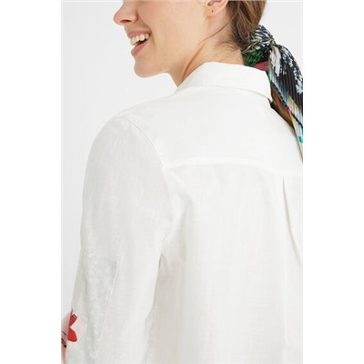 Camisa patch flores