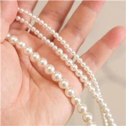 Сногсшибательное колье из жемчуга   Swarovsk*i