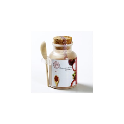 №5 Натуральный скраб для лица из кожуры мангустина 60 гр /№5 Mangosteen Scrub 60 gr