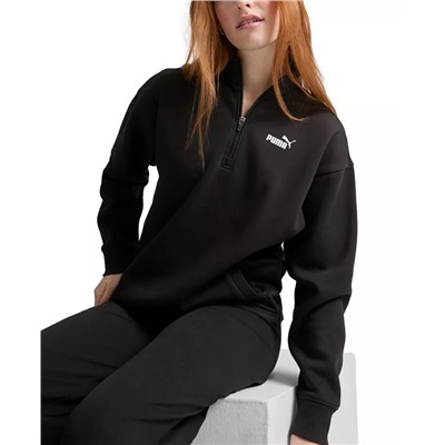 Puma Women's Essential+ Half-Zip Fleece Sweatshirt