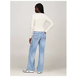 Tommy Jeans Ribbed Scoop-Neck Henley