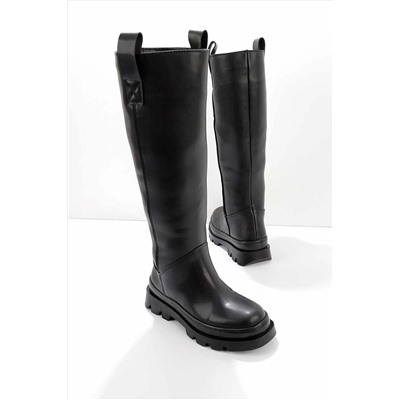 Bambi Siyah Kadın Çizme K03792040109
