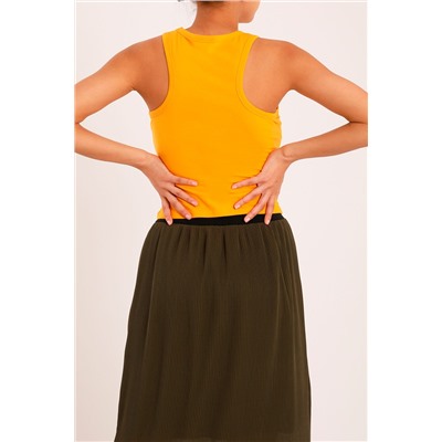 Camiseta de tirantes Mostaza