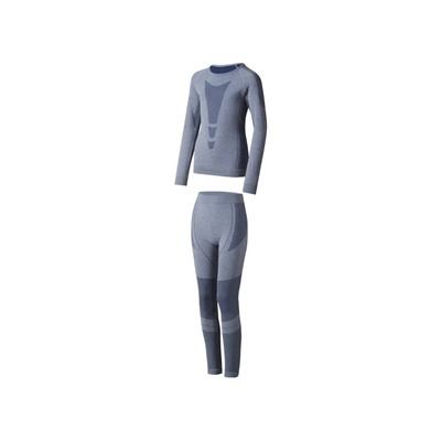CRIVIT Kinder Jungen Seamless-Funktionsunterwäsche, 2-teilig, warm