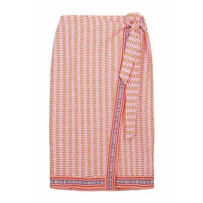 Pareo midi estampado geométrico