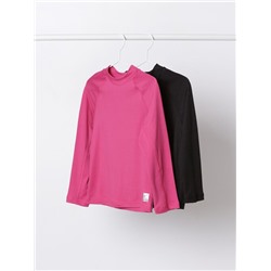 PACK OF 2 HIGH NECK THERMAL SPORTS TOPS