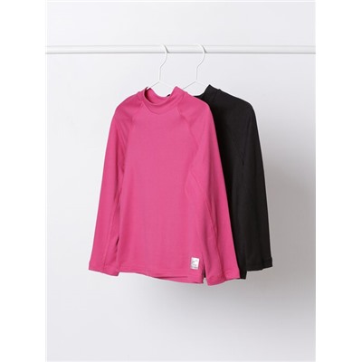 PACK OF 2 HIGH NECK THERMAL SPORTS TOPS