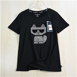Хлопковая футболка  KARL LAGERFEL*D ОРИГИНАЛ!