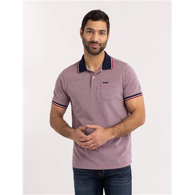 BIRDSEYE JACQUARD PIQUE POLO SHIRT