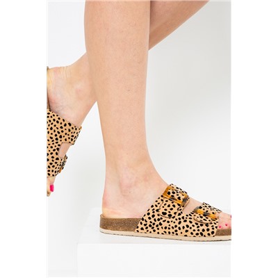 Sandalias destalonadas Beige