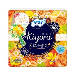 UNICHARM Гигиенические прокладки для женщин ежедневные Luxury Sofy Kiyora Fresh 14см 72шт