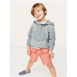 Toddler Railroad Stripe Anorak Jacket