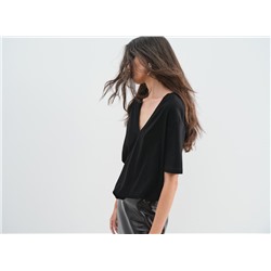 MINIMALIST MERCERISED THREAD T-SHIRT