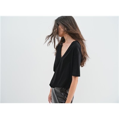 MINIMALIST MERCERISED THREAD T-SHIRT