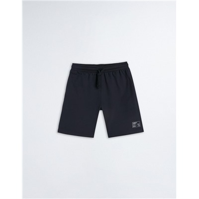 Small Print Shorts, Men, Dark Blue