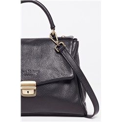 Bolso de piel Mbagi mini Negro