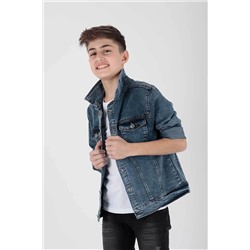 AHENGİM Erkek Çocuk Kot Ceket Erkek Çocuk Ceket Ak22145123 1-2-10001141