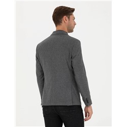 Füme Slim Fit Ceket