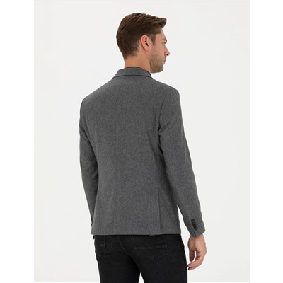 Füme Slim Fit Ceket