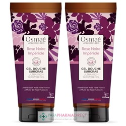 Osmaé Rose Noire Impériale - Gel Douche Surgras - LOT de 2x200mlLot  × 2