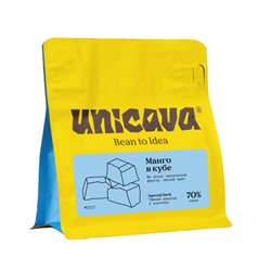 Тёмный шоколад "Манго в кубе", 70 % какао (с кусочками манго), в наличии с 1 мая 2024 г.