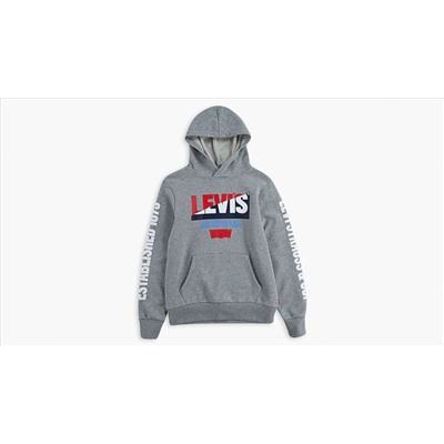 Big Boys S-XL Moto Split Pullover Hoodie