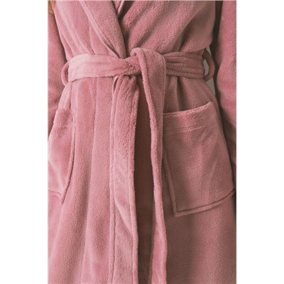 Bata midi polar rosa