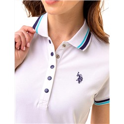 PRINCESS SIDE SEAM TIPPED POLO SHIRT